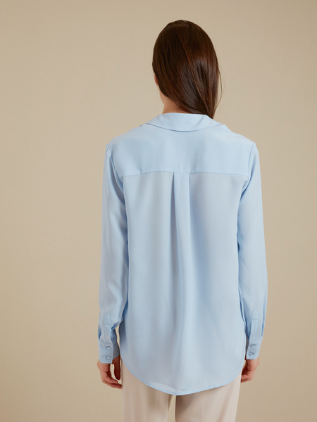 Блузка с ассиметричным низом 0121101301-41 - фото 4