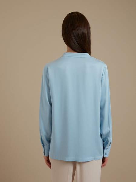 Блуза с V-образным вырезом 100% вискоза - фото 4