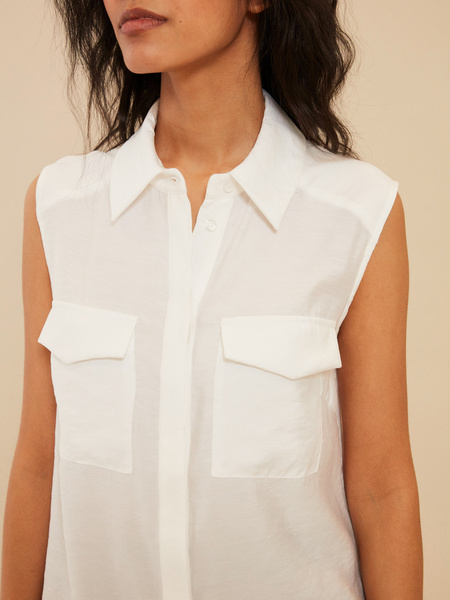 Блузка с открытыми плечами - фото 3