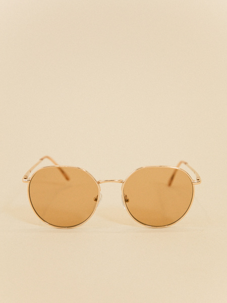 Солнцезащитные очки в металлической оправе - фото 3