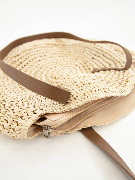 Плетеная пляжная сумка - фото 3