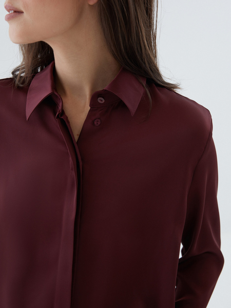 Атласная блузка - фото 2