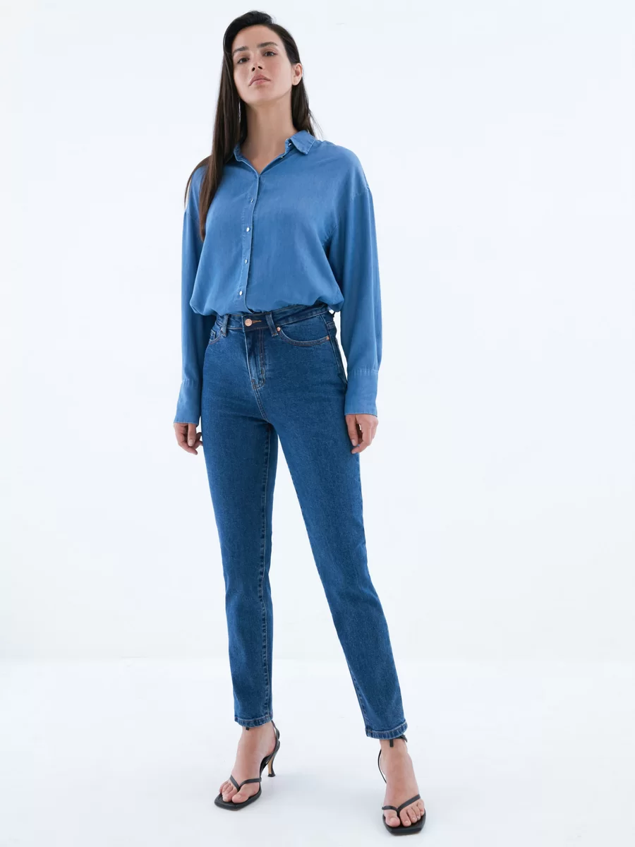 Джинсы Slim классические 0328451751-102 - фото 4