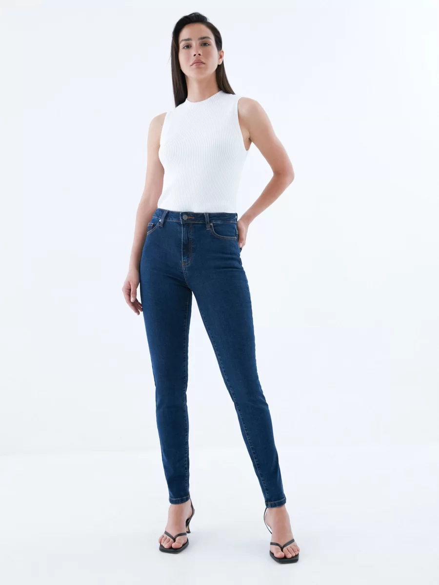 Джинсы Slim классические 0328451751-103 - фото 1