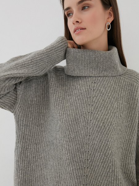 Удлиненный свитер - фото 1