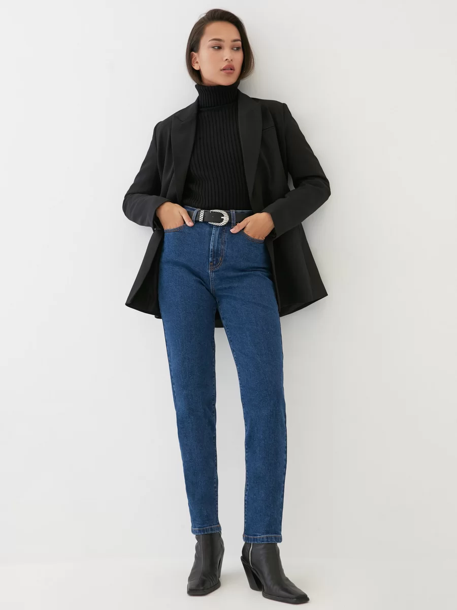 Джинсы Mom fit 1121411711-103 - фото 1