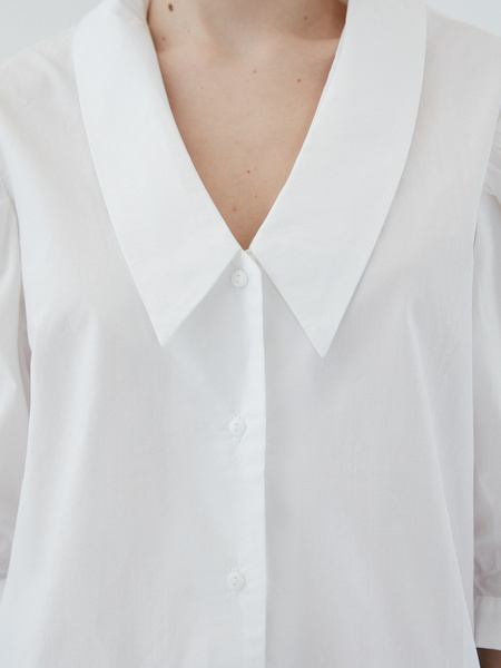 Блузка с рукавами-буфами - фото 5