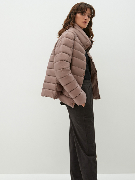 Стеганая куртка Zarina 1329425125-63, размер L (RU 48), цвет бежевый Zarina Стеганая куртка, 1329425125 - фото 6