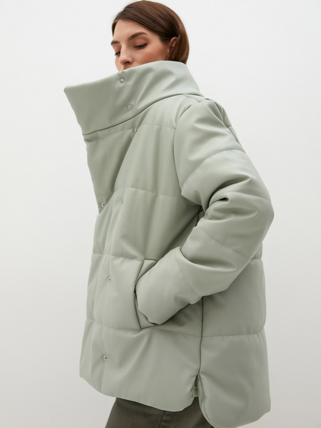 Куртка из искусственной кожи - фото 8