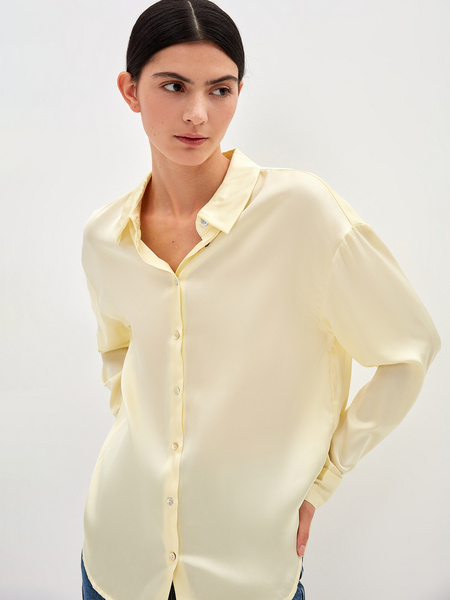 Атласная блузка - фото 9