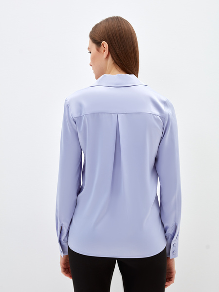 Атласная блузка - фото 8