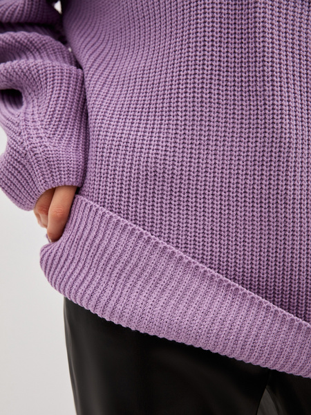 Вязаный свитер - фото 6