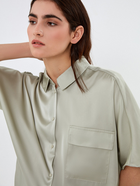 Блузка с коротким рукавом - фото 4