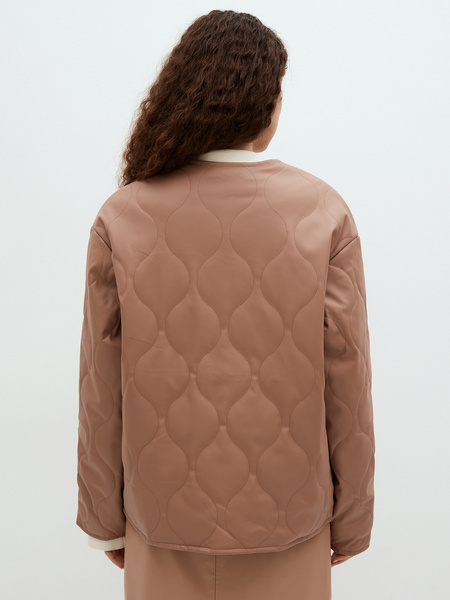Куртка из искусственной кожи - фото 9