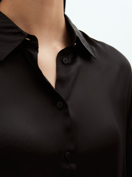 Атласная блузка - фото 5