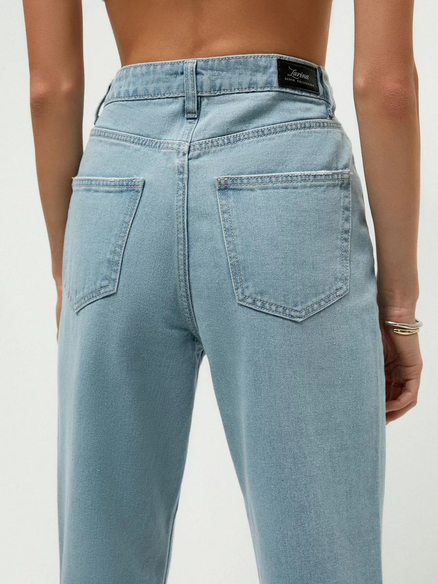Джинсы relaxed fit 2265421721-100 - фото 6