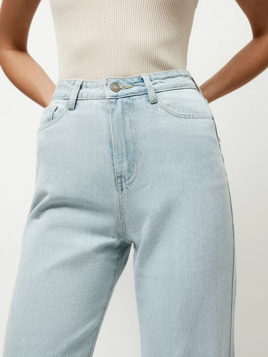 Джинсы straight fit 2265435735-100 - фото 3