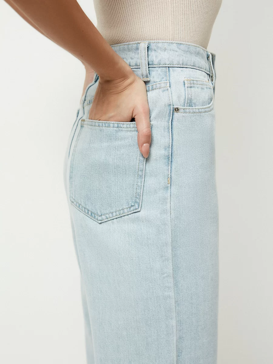 Джинсы straight fit 2265435735-100 - фото 4