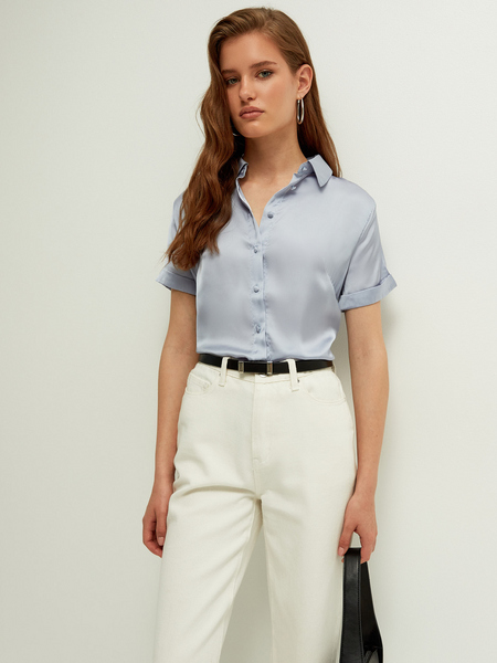 Блузка с коротким рукавом - фото 1