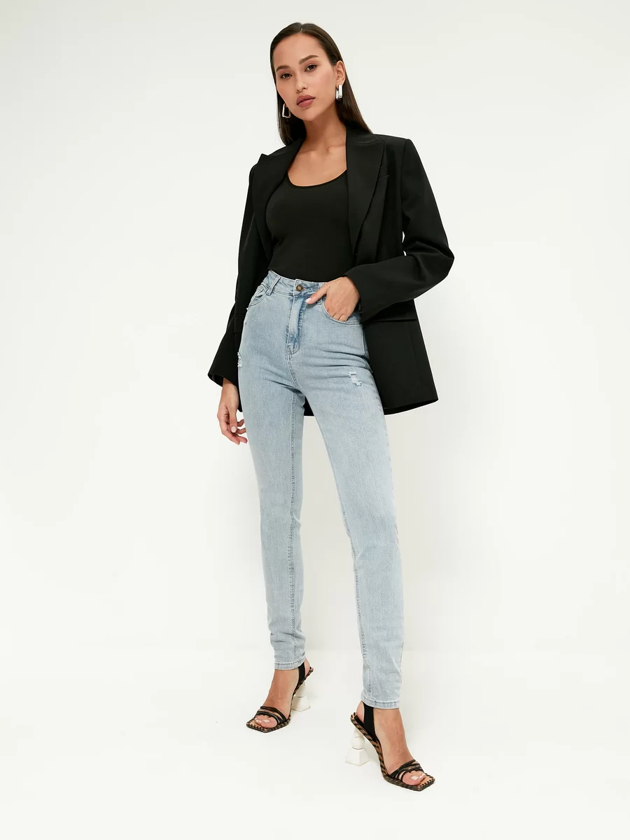 Джинсы skinny 2367439739-100 - фото 6