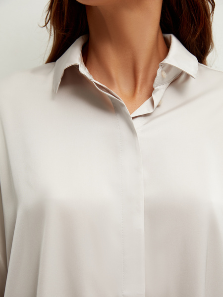 Атласная блузка - фото 3