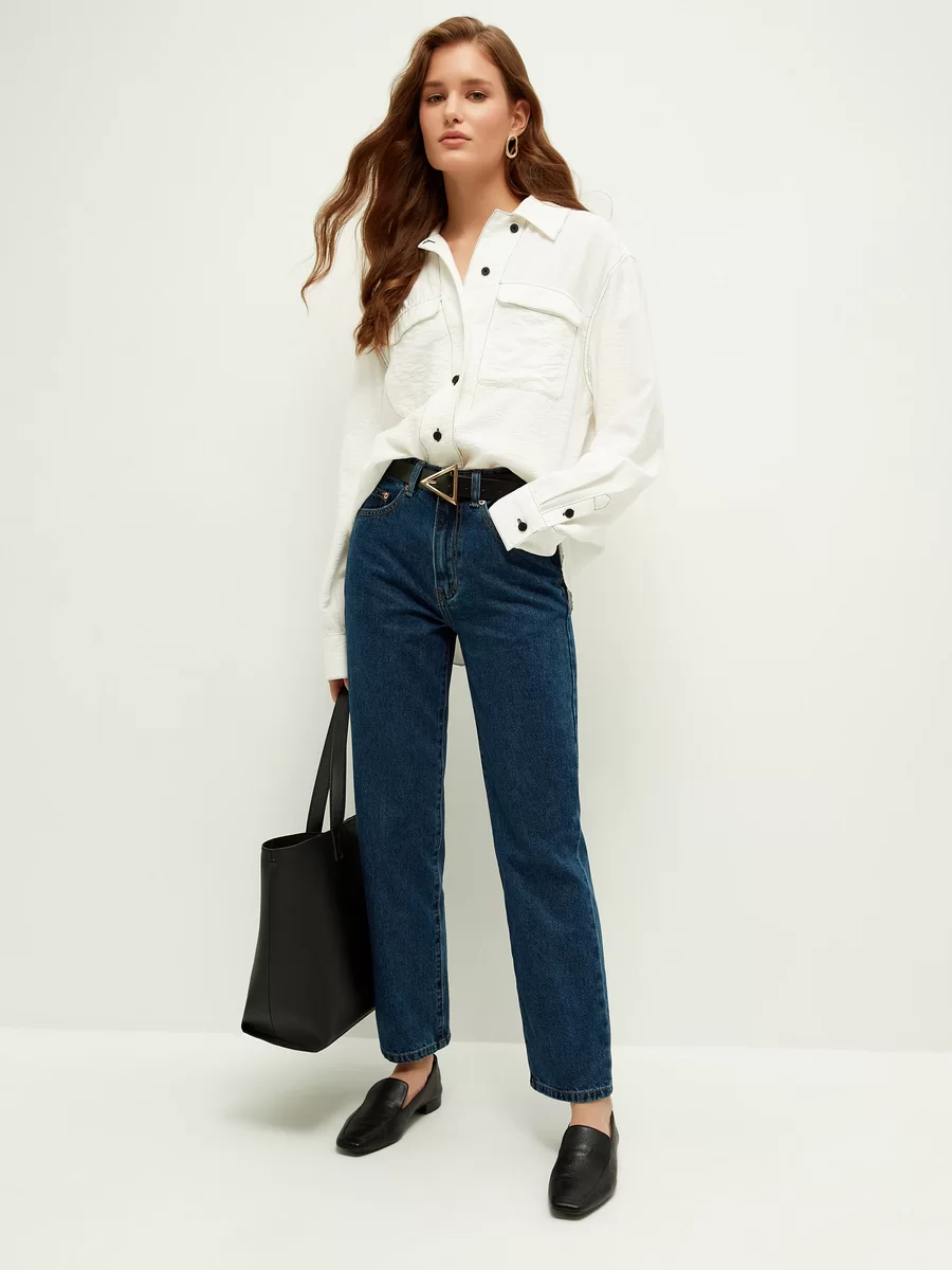 Джинсы straight cropp 2369483783-103 - фото 2