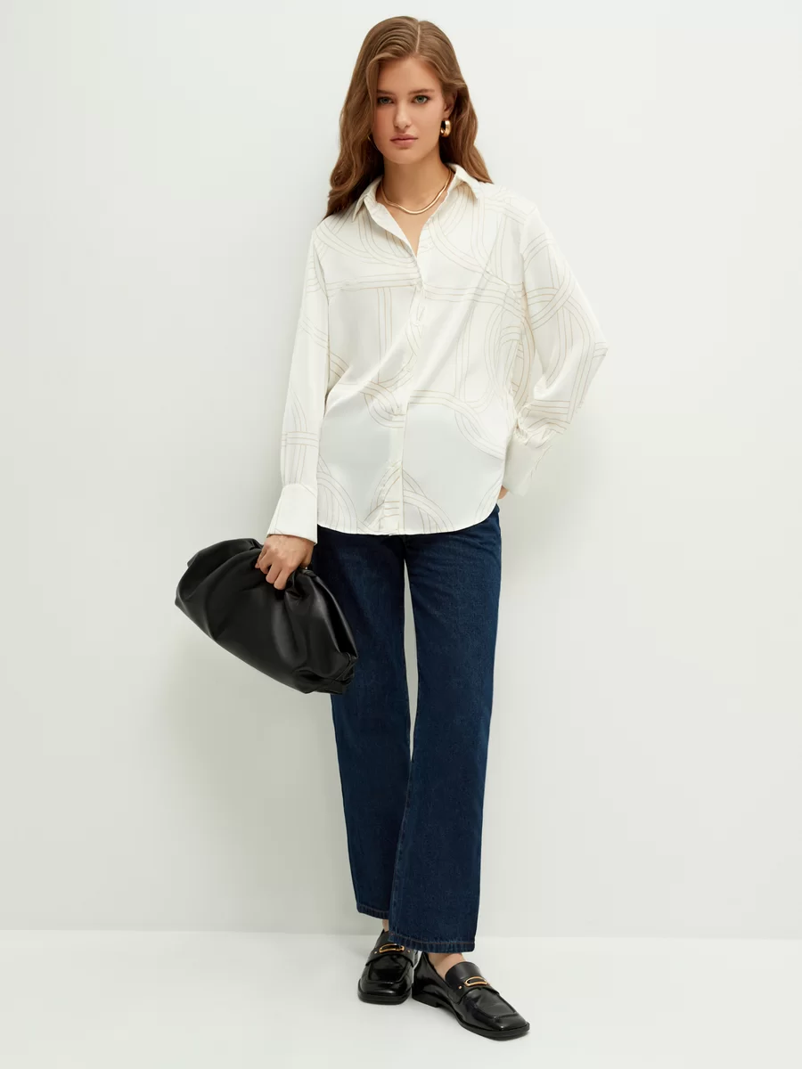 Джинсы straight cropp 2369483783-104 - фото 1