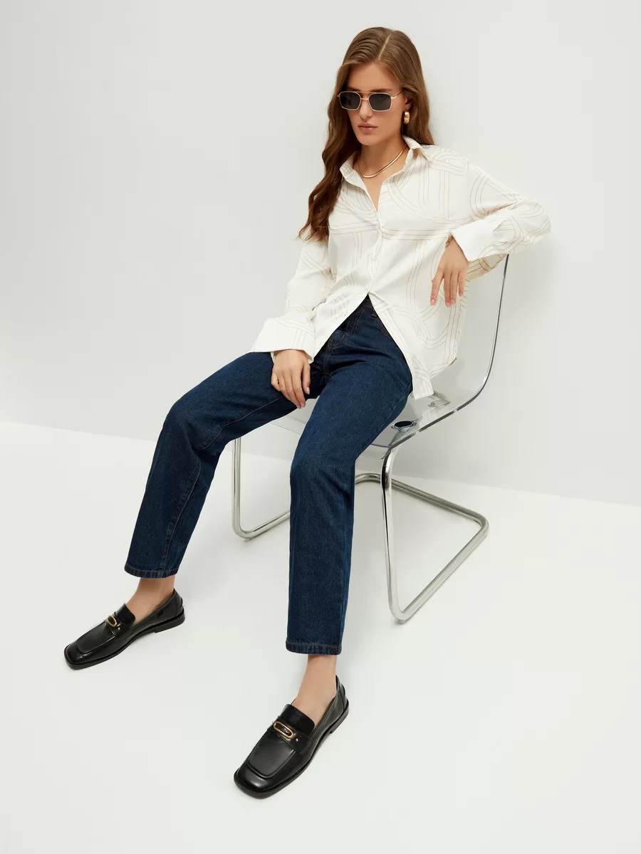 Джинсы straight cropp 2369483783-104 - фото 4