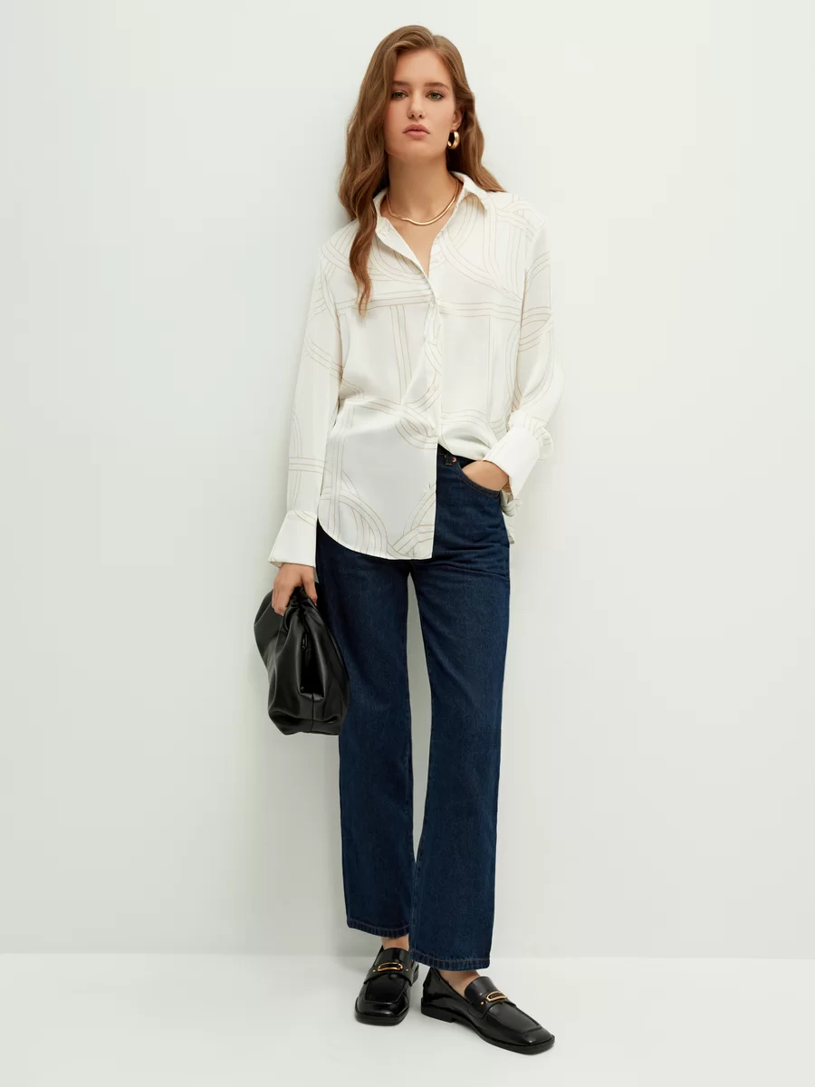 Джинсы straight cropp 2369483783-104 - фото 8