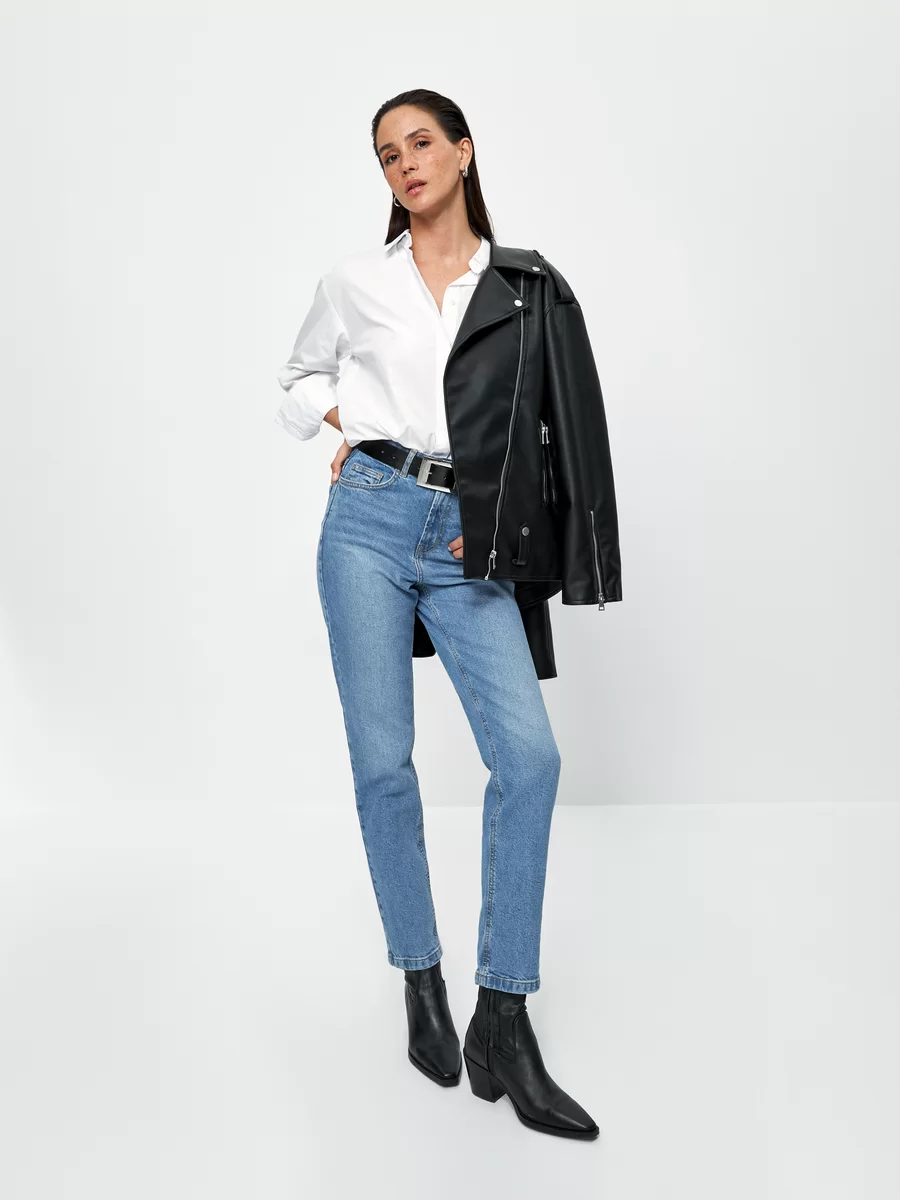 Джинсы mom fit 2460454754-102 - фото 2