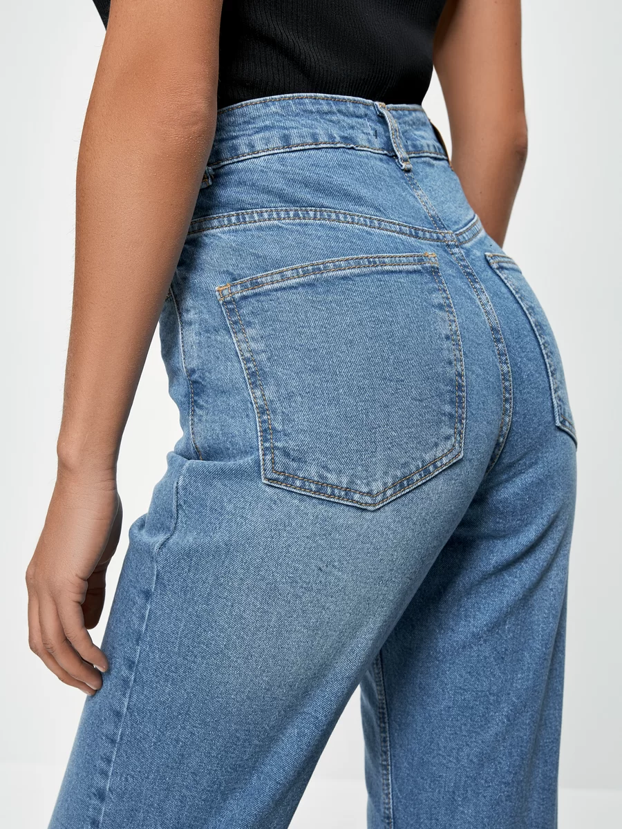 Джинсы mom fit 2460454754-102 - фото 8