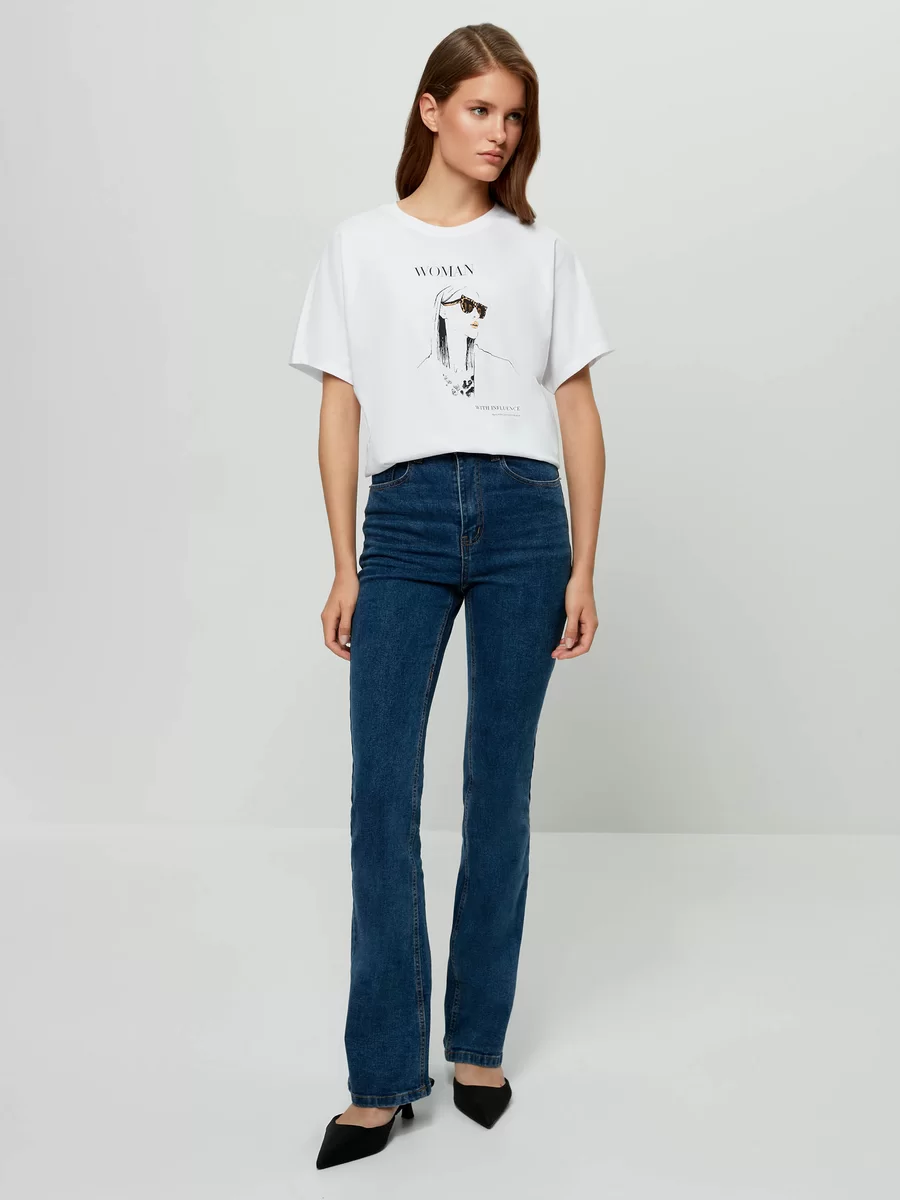 Джинсы boot cut 2460459759-103 - фото 8