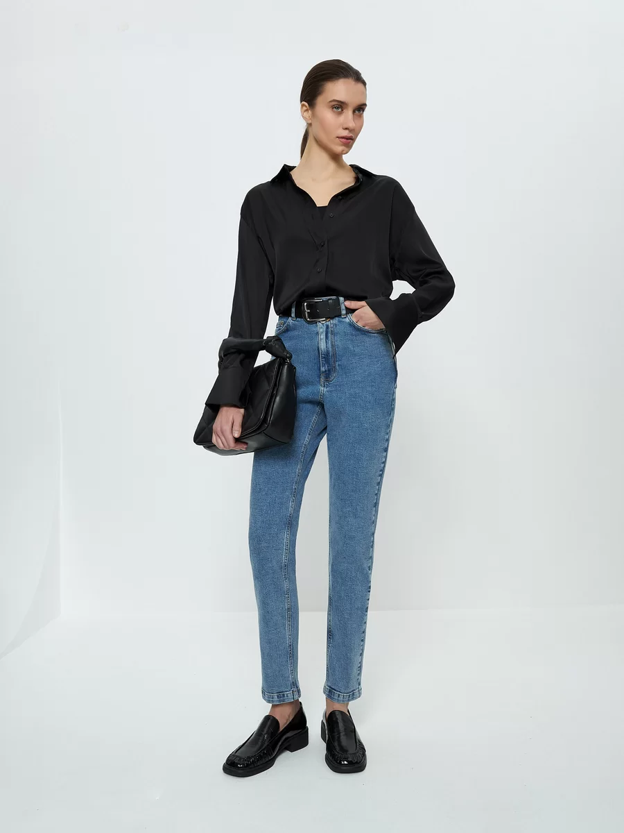 Джинсы mom fit 2461422722-103 - фото 1