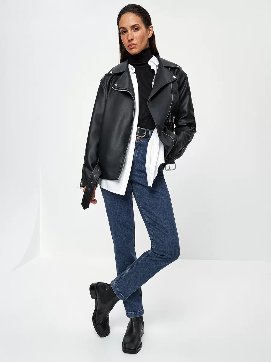 Джинсы mom fit 2461422722-104 - фото 7