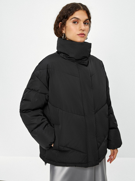 Дутая куртка Zarina 3122425125-50, размер S (RU 44), цвет черный Zarina Дутая куртка, 3122425125 - фото 7