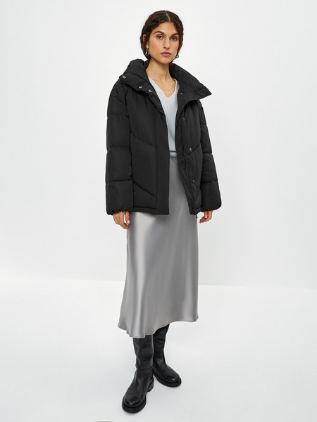 Дутая куртка Zarina 3122425125-50, размер S (RU 44), цвет черный Zarina Дутая куртка, 3122425125 - фото 9