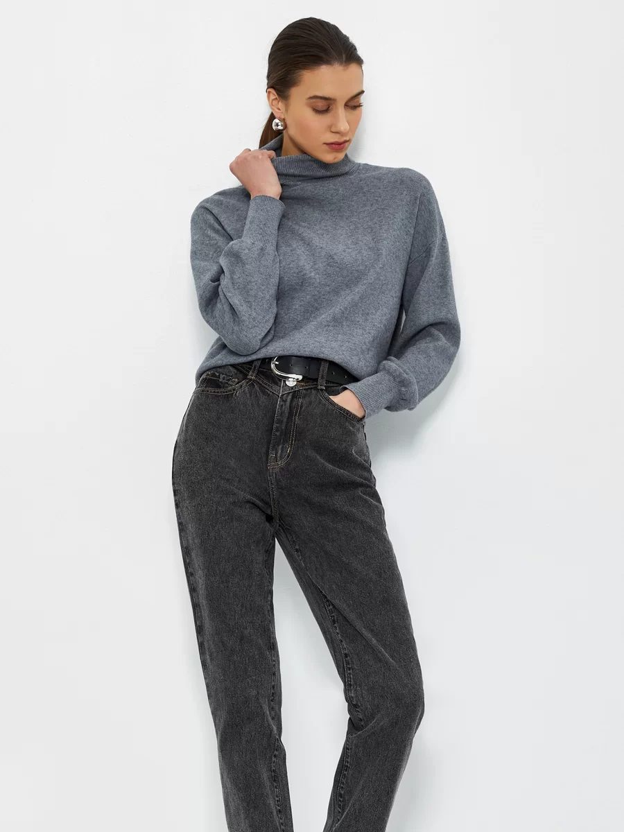 Джинсы mom fit 3122462762-107 - фото 4