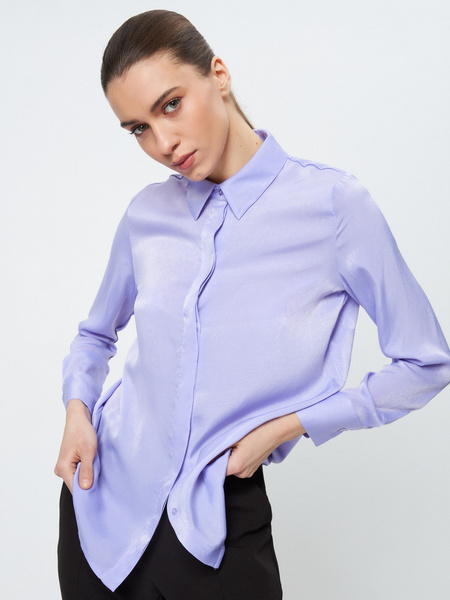 Атласная блузка - фото 3