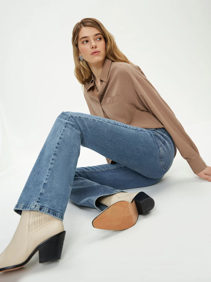 Джинсы boot cut 3123406706-102 - фото 1