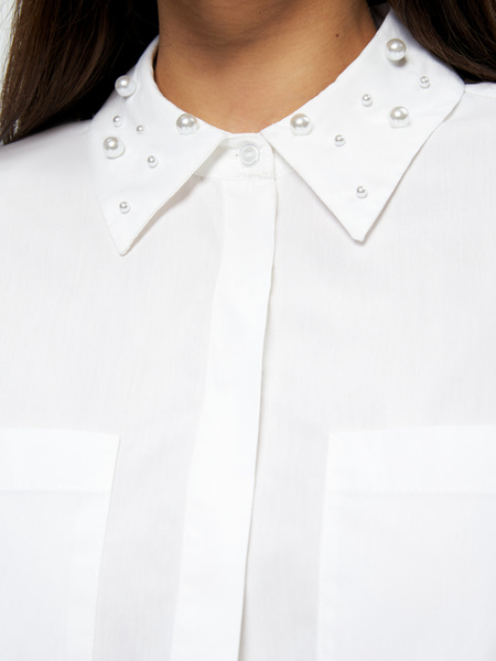 Блузка с бусинами - фото 5