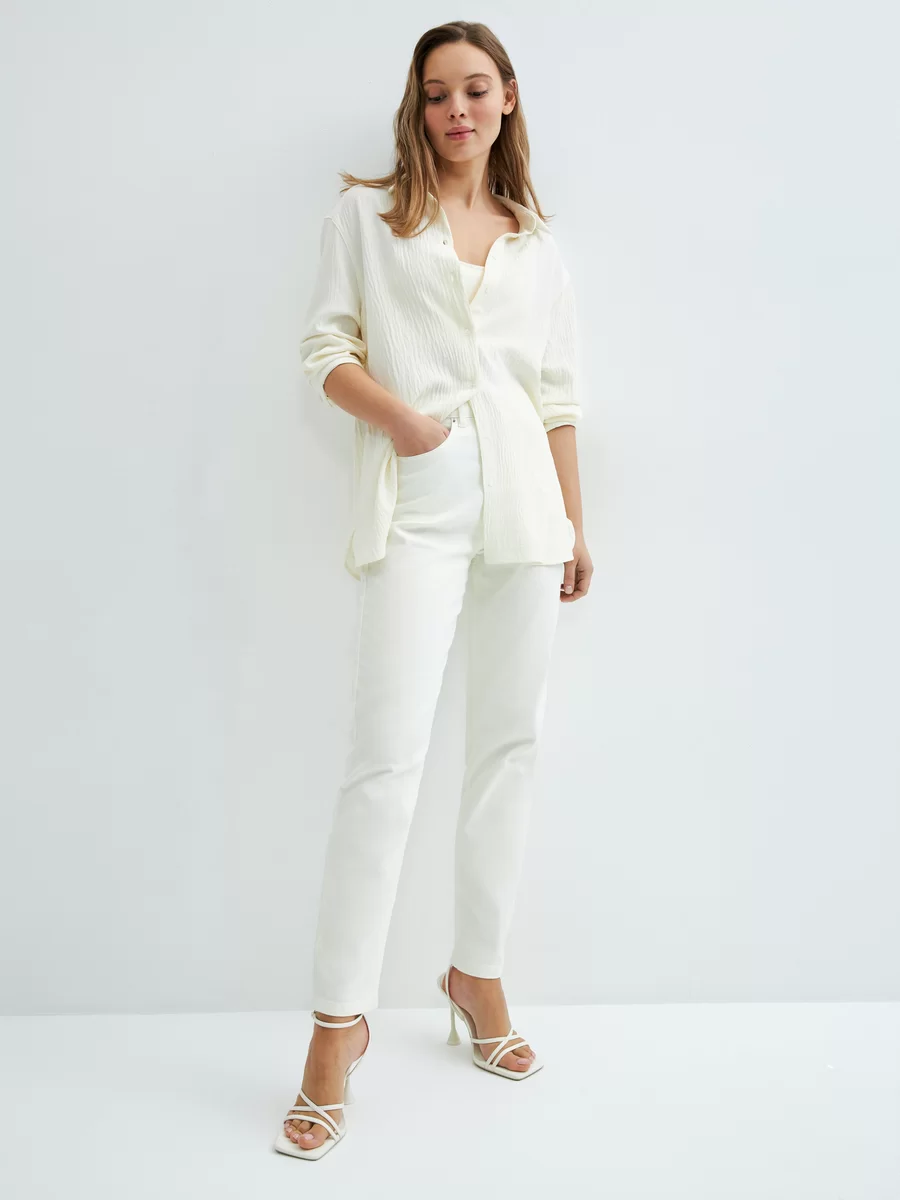 Джинсы mom fit 3225421921-1 - фото 7