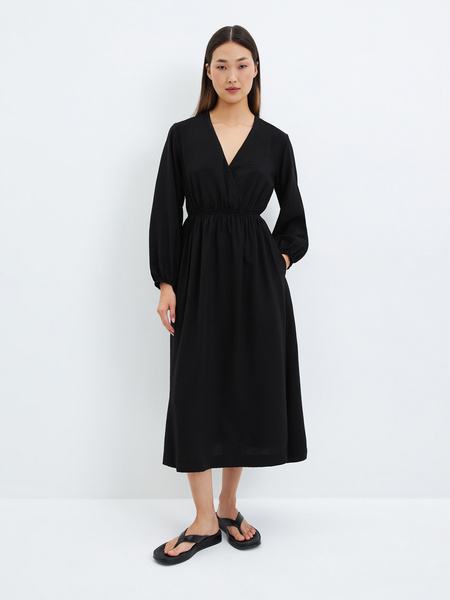 Длинное платье Zarina 3327058548-50, размер M (RU 46), цвет черный Zarina Длинное платье, 3327058548 - фото 5