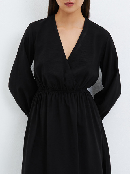 Длинное платье Zarina 3327058548-50, размер M (RU 46), цвет черный Zarina Длинное платье, 3327058548 - фото 9