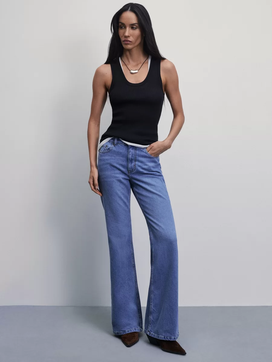 Джинсы boot cut 4123461761-102 - фото 1