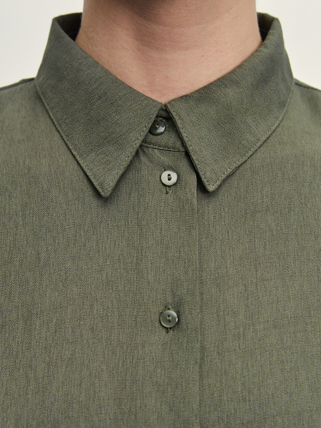 Блузка из фактурной ткани с рукавом 3/4 4224100300-13 - фото 5