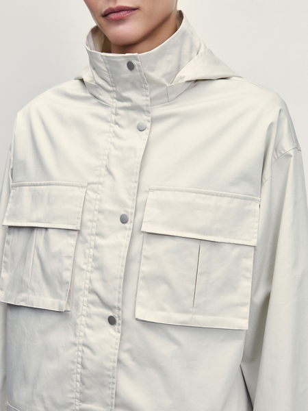 Куртка с накладными карманами и капюшоном 4224701101-60 - фото 6