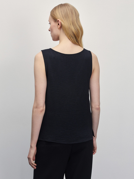 Блузка с вырезом Zarina 4225101301-50, размер XS (RU 42), цвет черный Блузка с вырезом, 4225101301 - фото 5