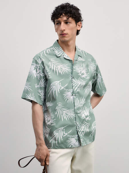 Гавайская рубашка с принтом 4225132344-218 - купить в интернет-магазине «ZARINA»