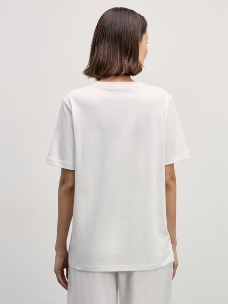 футболка женская Zarina 4226534436-1, размер XS (RU 42), цвет белый футболка женская, 4226534436 - фото 5