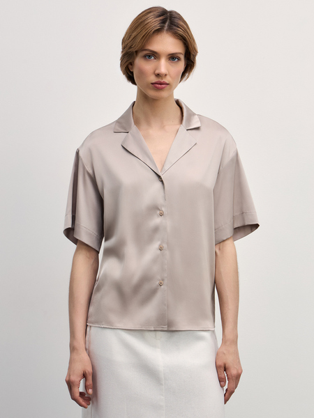 блузка женская Zarina 4327100302-62, размер S (RU 44), цвет бежевый блузка женская, 4327100302 - фото 3